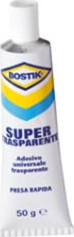 Adesivo Bostik Supertrasparente - universale - 50 gr - trasparente - Bostik Cancelleria e prodotti per ufficio/Archivio ufficio e accessori per scrivania/Nastri colle elastici e graffette/Adesivi e colle/Super colla Eurocartuccia - Pavullo, Commerciovirtuoso.it