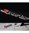 Adesivo Decorazione 3d In Metallo Cromato Per Auto Figura Stemma Sports Sticker
