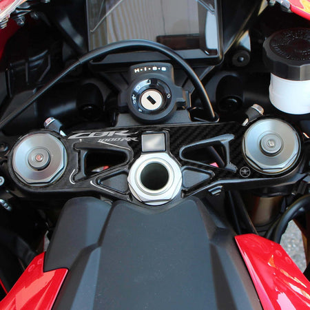 Adesivo-Honda-protezione-piastra-sterzo-forcella-moto-Cbr1000rr-2017-19-bianco