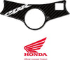 Adesivo-Honda-protezione-piastra-sterzo-forcella-moto-Cbr600f-logo-honda-bianco