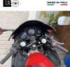 Adesivo-Honda-protezione-piastra-sterzo-forcella-moto-Cbr600f-logo-honda-bianco