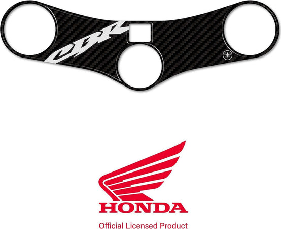 Adesivo-Honda-protezione-piastra-sterzo-forcella-moto-cbr600rr-2005-06-bianco