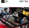 Adesivo-Honda-protezione-piastra-sterzo-forcella-moto-VTR-SP1-SP2-logo-bianco