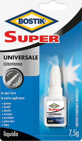 ADESIVO-ISTANTANEO-'SUPER-UNIVERSALE'-gr.-7,5-(clip-strip)-Bostik