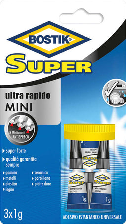 ADESIVO-ISTANTANEO-UNIVERSALE-'SUPER-MINI'-gr.-3---3-pz-x-1-gr.-(clip-strip)-Bostik