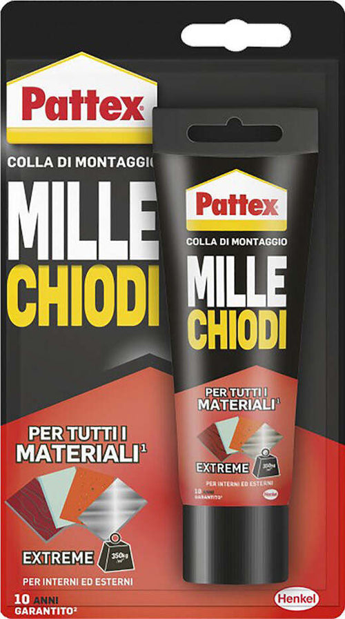 ADESIVO-MILLECHIODI-'EXTREME'-ESTERNI-E-INTERNI-gr.-250-+-40%-gratis-(totale-350-gr.)-Pattex