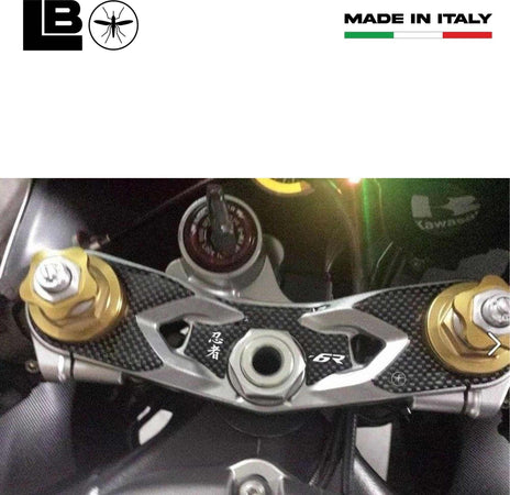 Adesivo-Piastra-Forcella-Resina-3D-compatibile-Per-Moto-Kawasaki-Zx-6r-2005-06