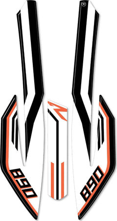 Adesivo-Protezione-Parafango-moto-compatibile-con-KTM-890-Adventure-R-2021-23
