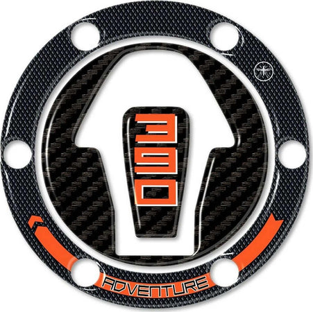 Adesivo-protezione-Tappo-moto-in-resina-gel-3D-compatibile-KTM-390-adventure