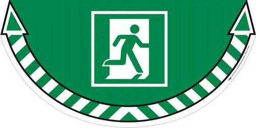 Adesivo segnalatore da terra Take Care - Uscita di emergenza - 70x35 cm - CEP Fai da te/Sicurezza e protezione/Attrezzature per sicurezza sul lavoro/Segnaletica antinfortunistica Eurocartuccia - Pavullo, Commerciovirtuoso.it