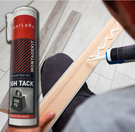 Adesivo SUPERPOTENTE FloorLabs 290ml a Polimeri ibridi, presa 5 secondi fino a 300kg