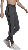 adidas-3-Stripes-Leggings,-TIGHTS-(1/1)-Donna,-dark-grey-heather/black