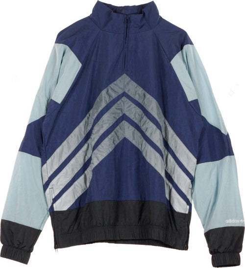 Adidas-Giacca-a-Vento-Uomo-V-Stripes-Wb-Blue/carbon/ash-Grey-da-uomo