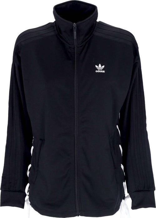 Adidas-Giacca-Tuta-Donna-Laced-Tracktop-Black-da-donna