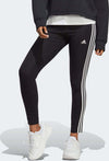 Adidas-Leggings-Donna-Essentials-3-Stripes-High-Waisted-Single-Jersey-Nero-IC7151