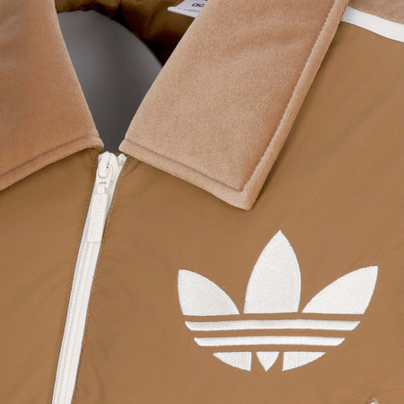 Adidas-Piumino-Donna-Velvet-Puffer-Brown-Desert-da-donna