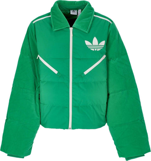Adidas-Piumino-Donna-Velvet-Puffer-Green-da-donna