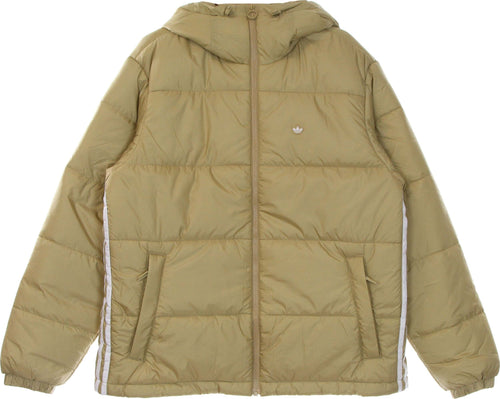 Adidas-Piumino-Uomo-Pad-Hooded-Puff-Beige-Tone-da-uomo