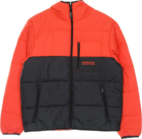 Adidas-Piumino-Uomo-Puffer-Jacket-Black/bright-Red-da-uomo