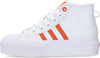 Adidas-Scarpa-Alta-Donna-Nizza-Platform-Mid-Cloud-White/semi-Impact-Orange/bliss-Orange-da-donna