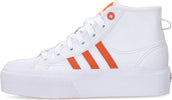 Adidas-Scarpa-Alta-Donna-Nizza-Platform-Mid-Cloud-White/semi-Impact-Orange/bliss-Orange-da-donna