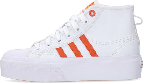 Adidas-Scarpa-Alta-Donna-Nizza-Platform-Mid-Cloud-White/semi-Impact-Orange/bliss-Orange-da-donna