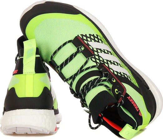Adidas-Scarpa-Alta-Uomo-Terrex-Free-Hiker-Signal-Green/crystal-White/signal-Pink-da-uomo
