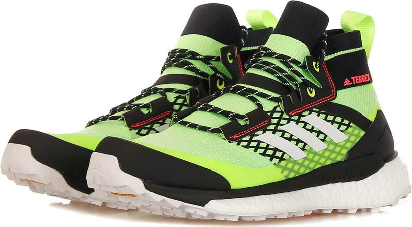Adidas-Scarpa-Alta-Uomo-Terrex-Free-Hiker-Signal-Green/crystal-White/signal-Pink-da-uomo