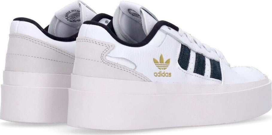 Adidas-Scarpa-Bassa-Donna-Forum-Bonega-W-Cloud-White/core-Black/gold-Metallic-da-donna