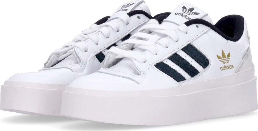 Adidas-Scarpa-Bassa-Donna-Forum-Bonega-W-Cloud-White/core-Black/gold-Metallic-da-donna
