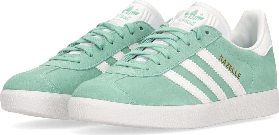 Adidas-Scarpa-Bassa-Donna-Gazelle-W-Pulse-Mint/cloud-White/gold-Metallic-da-donna