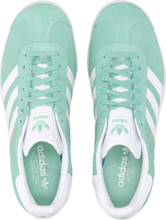 Adidas-Scarpa-Bassa-Donna-Gazelle-W-Pulse-Mint/cloud-White/gold-Metallic-da-donna