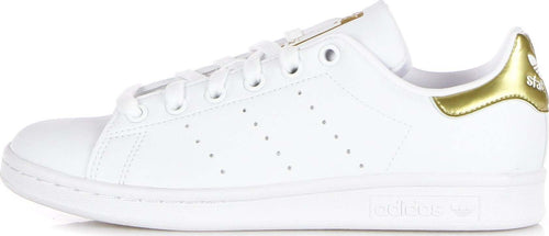 Adidas-Scarpa-Bassa-Donna-Stan-Smith-Cloud-White/cloud-White/gold-Metallic-da-donna