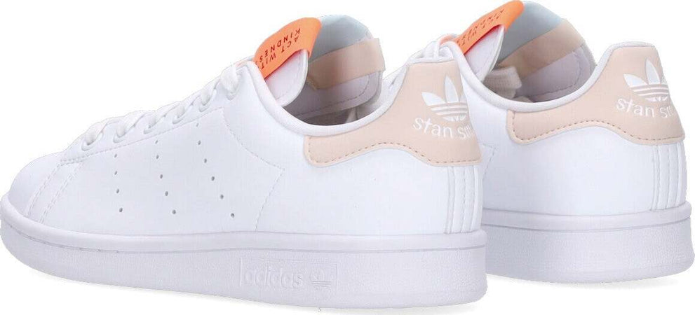Adidas-Scarpa-Bassa-Donna-Stan-Smith-W-Cloud-White/bliss-Orange/almost-Blue-da-donna