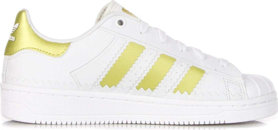 Adidas-Scarpa-Bassa-Donna-Superstar-Ot-Tech-W-Crystal-White/gold-Metallic/cloud-White-da-donna