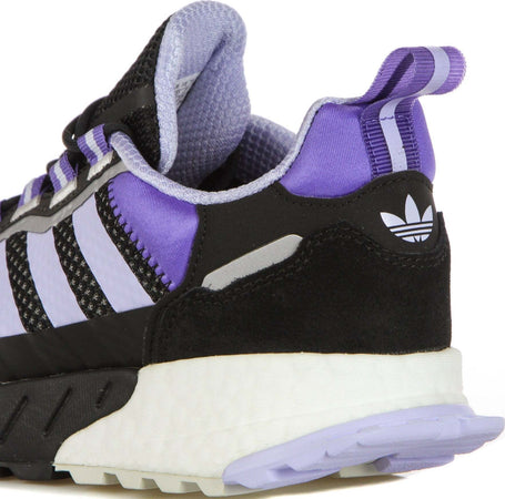 Adidas-Scarpa-Bassa-Donna-Zx-1k-Boost-Seasonality-W-Core-Black/violet-Tone/purple-da-donna