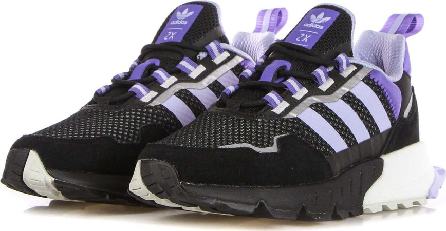 Adidas-Scarpa-Bassa-Donna-Zx-1k-Boost-Seasonality-W-Core-Black/violet-Tone/purple-da-donna