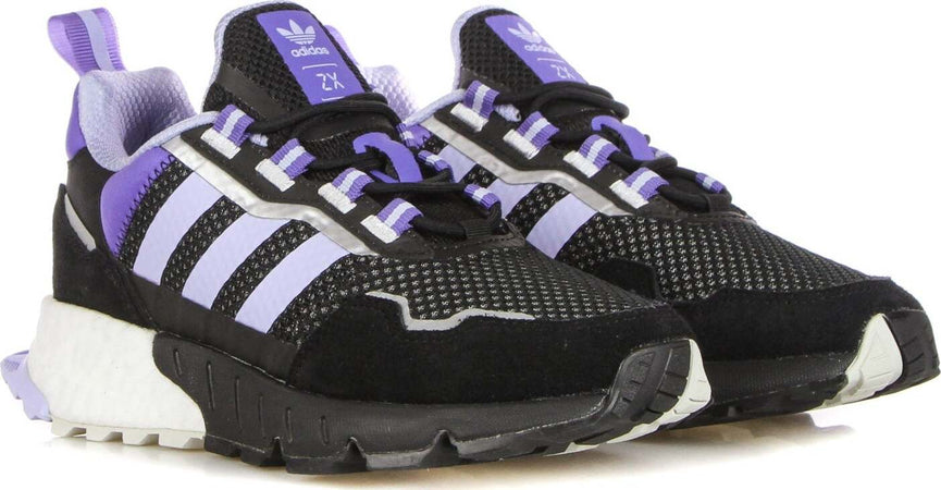 Adidas-Scarpa-Bassa-Donna-Zx-1k-Boost-Seasonality-W-Core-Black/violet-Tone/purple-da-donna