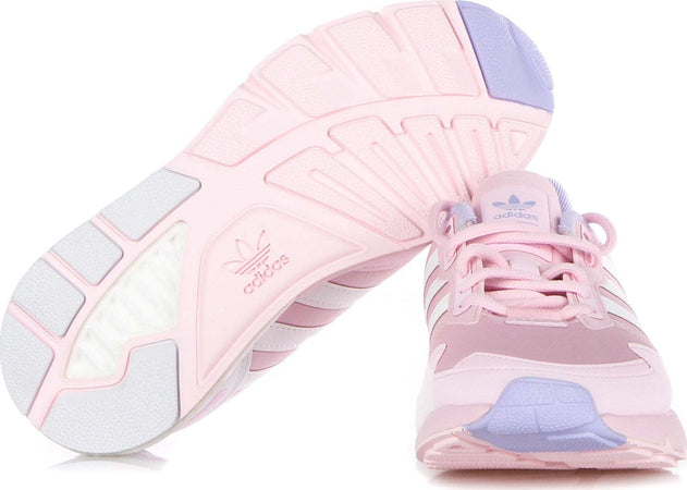 Adidas-Scarpa-Bassa-Donna-Zx-1k-Boost-W-Clear-Pink/cloud-White/violet-Tone-da-donna