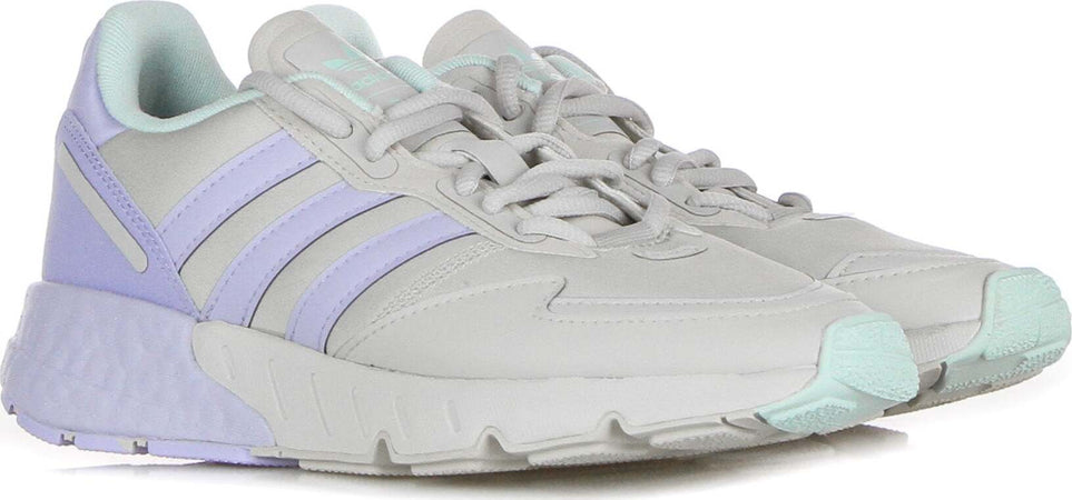 Adidas-Scarpa-Bassa-Donna-Zx-1k-Boost-W-Grey-One/violet-Tone/halo-Mint-da-donna