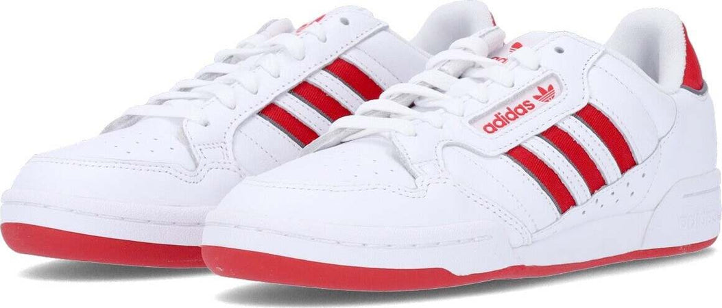 Adidas-Scarpa-Bassa-Uomo-Continental-80-Stripes-Cloud-White/collegiate-Red/grey-Three-da-uomo