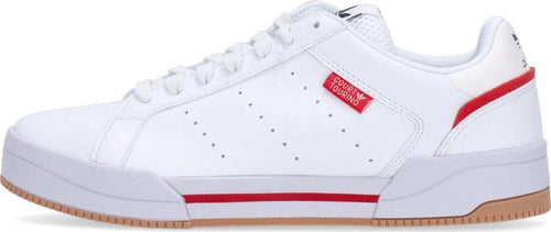 Adidas-Scarpa-Bassa-Uomo-Court-Tourino-Cloud-White/cloud-White/vivid-Red-da-uomo
