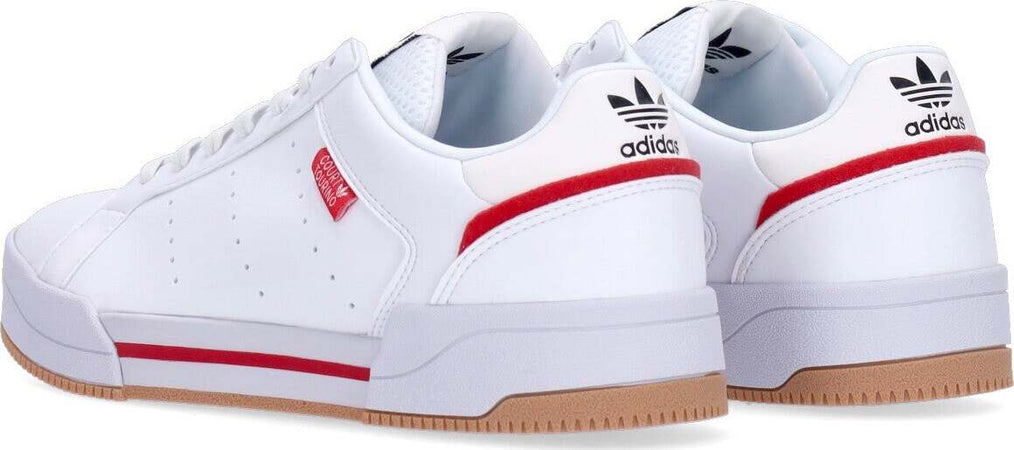 Adidas-Scarpa-Bassa-Uomo-Court-Tourino-Cloud-White/cloud-White/vivid-Red-da-uomo