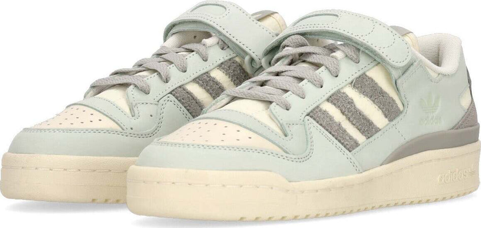 Adidas-Scarpa-Bassa-Uomo-Forum-84-Low-Linen-Green/metal-Grey/cream-White-da-uomo
