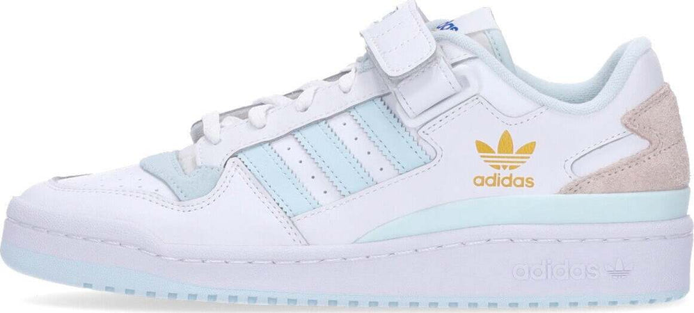 Adidas-Scarpa-Bassa-Uomo-Forum-Low-Cloud-White/almost-Blue/chalk-White-da-uomo