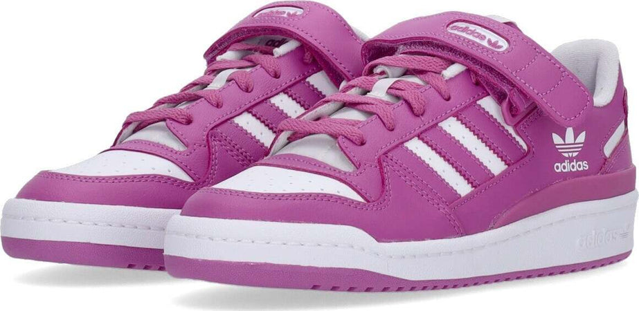 Adidas-Scarpa-Bassa-Uomo-Forum-Low-Cloud-White/semi-Purple/cloud-White-da-uomo