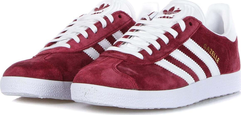Adidas-Scarpa-Bassa-Uomo-Gazelle-Collegiate-Burgundy/cloud-White/cloud-White-da-uomo