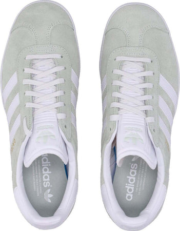 Adidas-Scarpa-Bassa-Uomo-Gazelle-Linen-Green/cloud-White/gold-Metallic-da-uomo