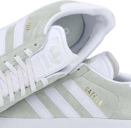 Adidas-Scarpa-Bassa-Uomo-Gazelle-Linen-Green/cloud-White/gold-Metallic-da-uomo