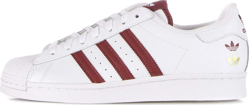 Adidas-Scarpa-Bassa-Uomo-Superstar-Cloud-White/quiet-Crimson/gold-Foil-da-uomo